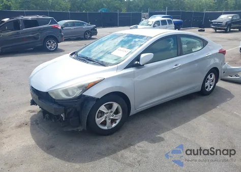 2014 Hyundai Elantra Se из США, поврежденный, VIN 5NPDH4AE0EH521922